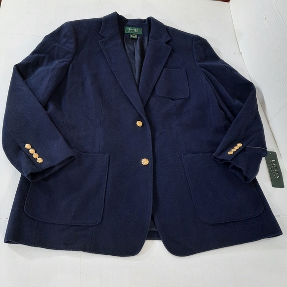 Lauren Ralph Lauren Wool Cashmere Blazer - Picture 1 of 8